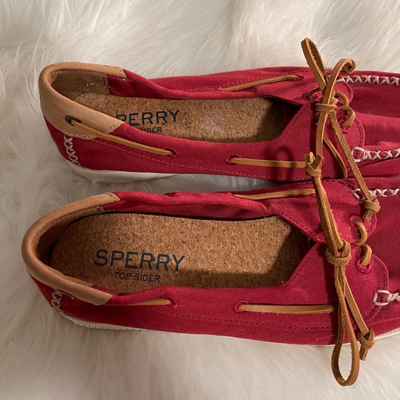 Red Sperrys - Picture 2 of 5